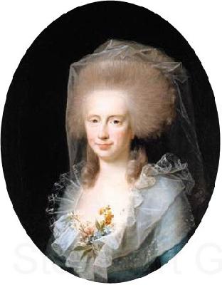 Jens Juel Portrait of Bolette Marie Harboe  wife of Johan Frederik Lindencrone Spain oil painting art